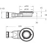Душевой поддон из искусственного мрамора BELBAGNO TRAY-MR-UNO-AH-180/80-35-W-BO